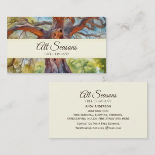 Tree Business Card Visitenkarte