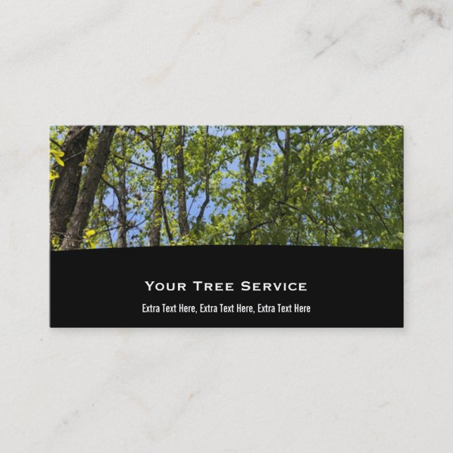 Tree Business Card Visitenkarte (Vorderseite)