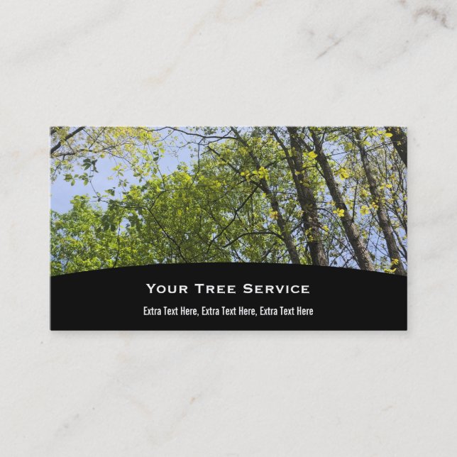 Tree Business Card Visitenkarte (Vorderseite)