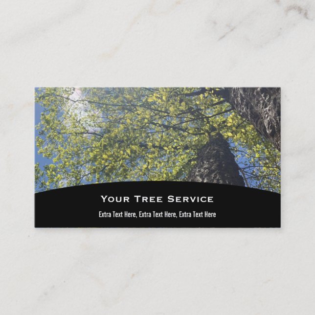 Tree Business Card Visitenkarte (Vorderseite)