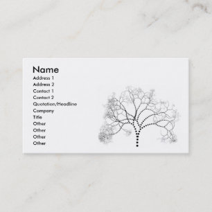 Tree Business Card Visitenkarte