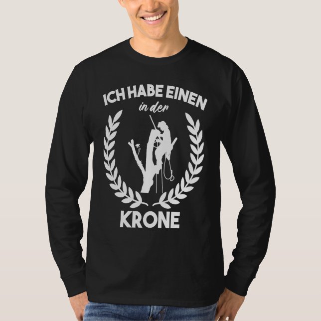 Tree Carrier Lumberjack Forest Worker Tree Climber T-Shirt (Vorderseite)