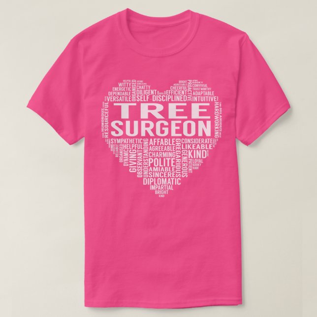 Tree Chirurgen Herz T-Shirt (Design vorne)