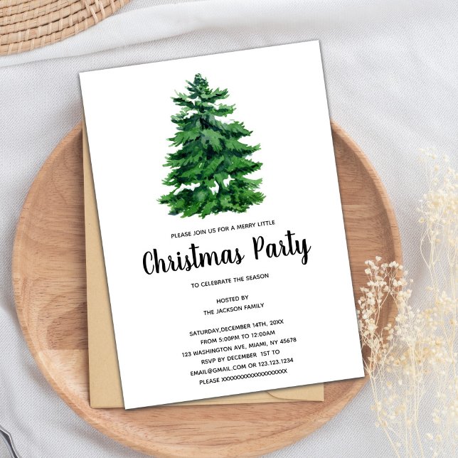 Tree Christmas Einladungen (Tree Christmas Invitations)