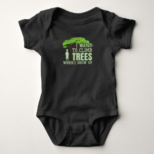 Tree Climber Future Arborist Funny Tremoll Baby Strampler