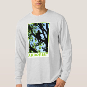 Tree Climber-Silhouette: Arborist T Shirt