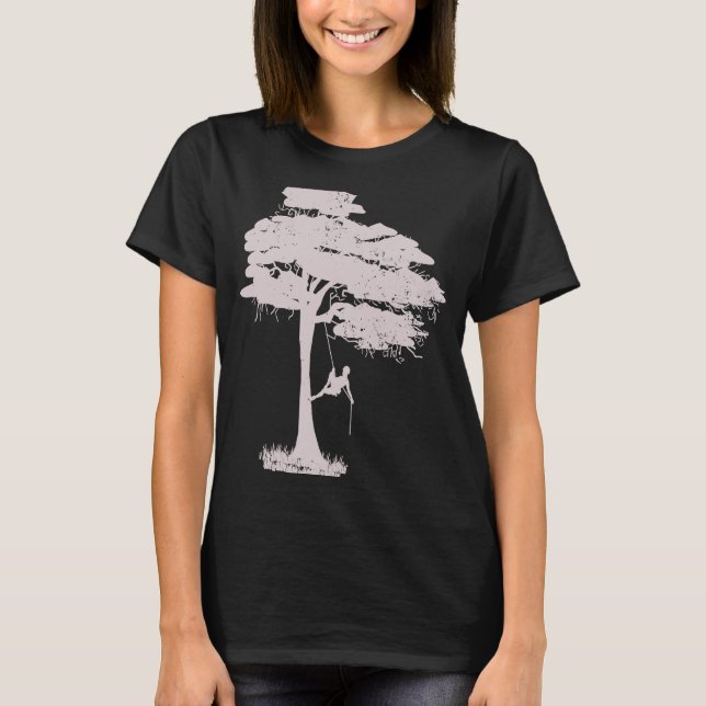 Tree climbers arborists T-Shirt (Vorderseite)