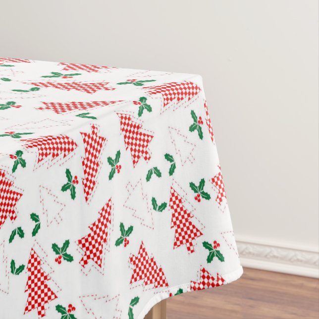 Tree Cut-Out Christmas Tablecloth Tischdecke (Beispiel)