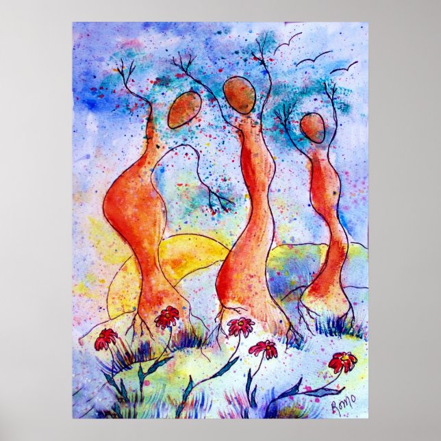 Tree Dancers Poster (Vorne)