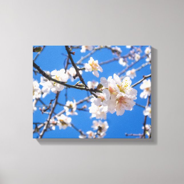 Tree der Blume eingewickelte Leinwände Leinwanddruck (Vorderseite)