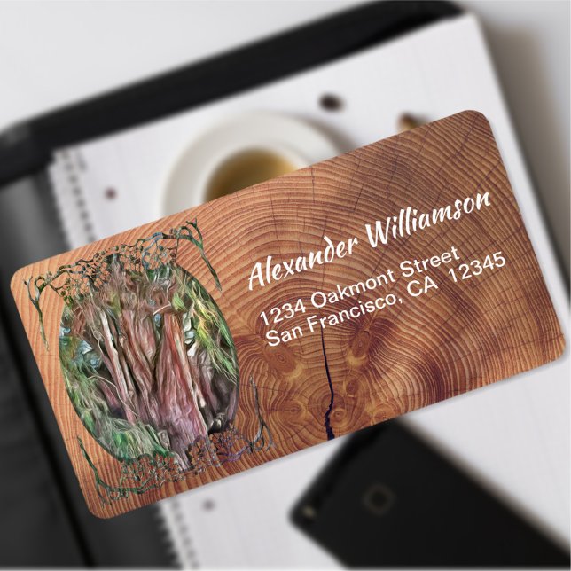 Tree der Oaxaca OAX1-Adresse Adressaufkleber (Von Creator hochgeladen)