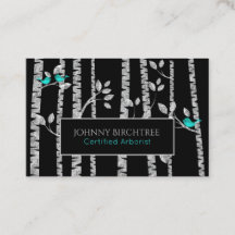 *~* Tree Doctor Birch Trees Blue Birds Arborist