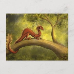 Tree Dragon Postkarte