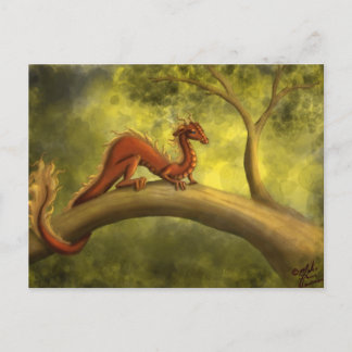 Tree Dragon Postkarte