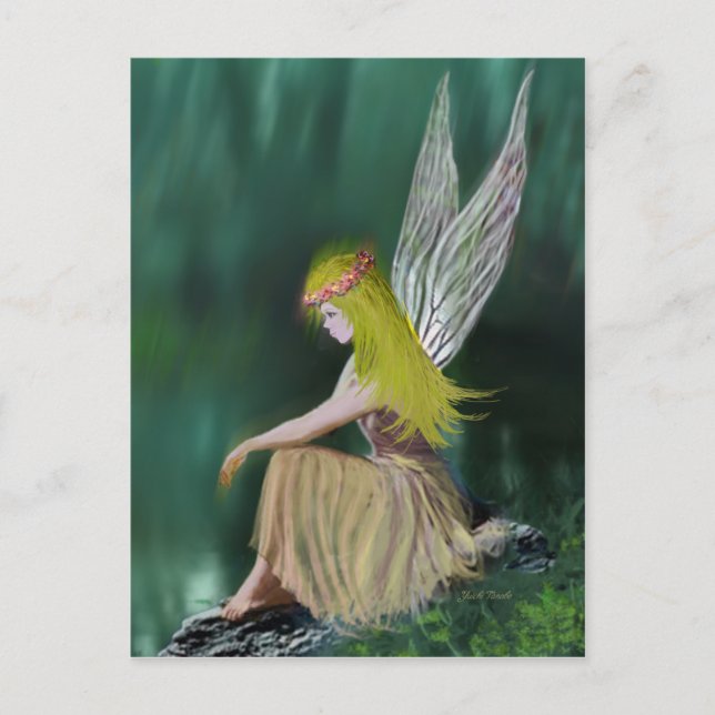 Tree Fairy A Postkarte (Vorderseite)