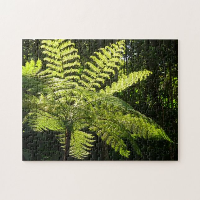 Tree Fern im Regenwald Puzzle (Horizontal)