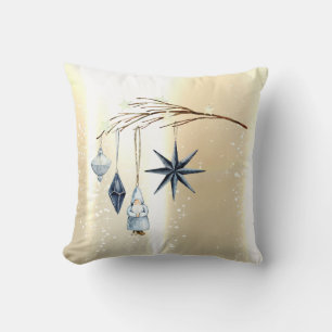 Tree Filiale Ornaments Gold Kissen