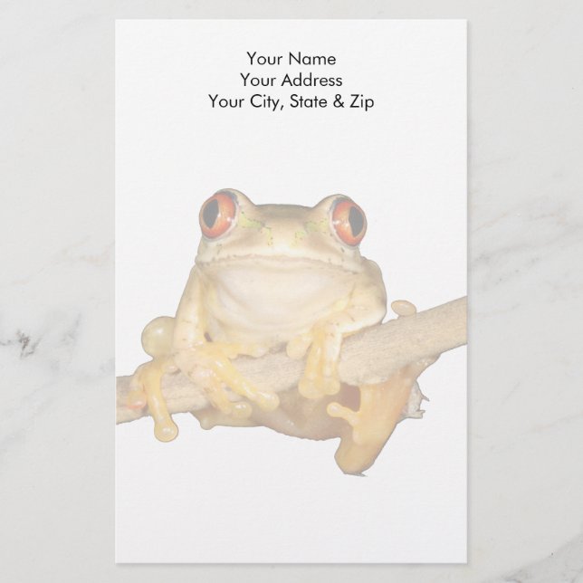 Tree Frog Briefpapier (Vorderseite)