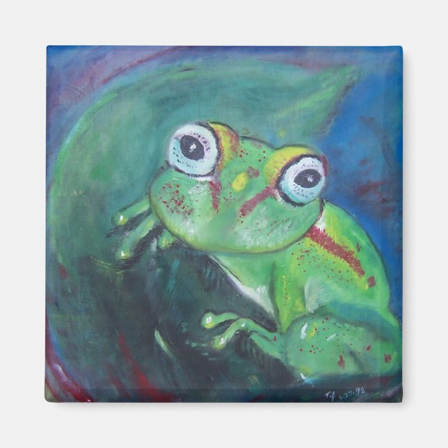 Tree Frog by Tiffany Deering Magnet (Vorne)