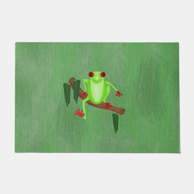 Tree Frog Door Mat Fußmatte (Vorderseite)