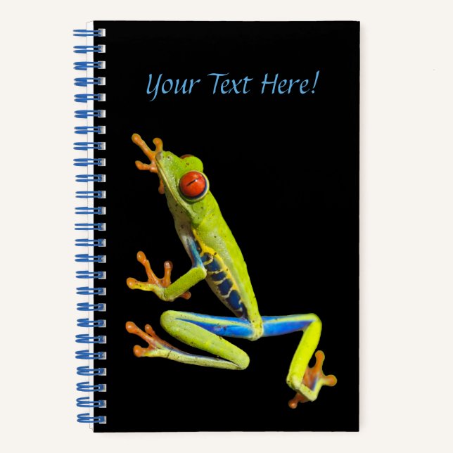 Tree Frog Notizbuch (Vorderseite)