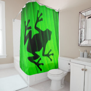 Tree Frog Shadow Shower Vorhang