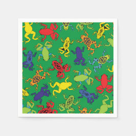 Tree Frogs Kindergeburtstag Niedlich Serviette