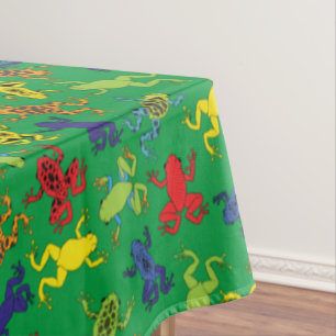 Tree Frogs Kindergeburtstag Niedlich Tischdecke
