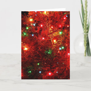Tree Glitzern Feiertagskarte