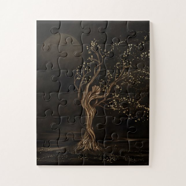 Tree Goddess - Mondgebet Puzzle (Vertikal)