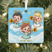 Tree Guardian Angels spielend Trompeten