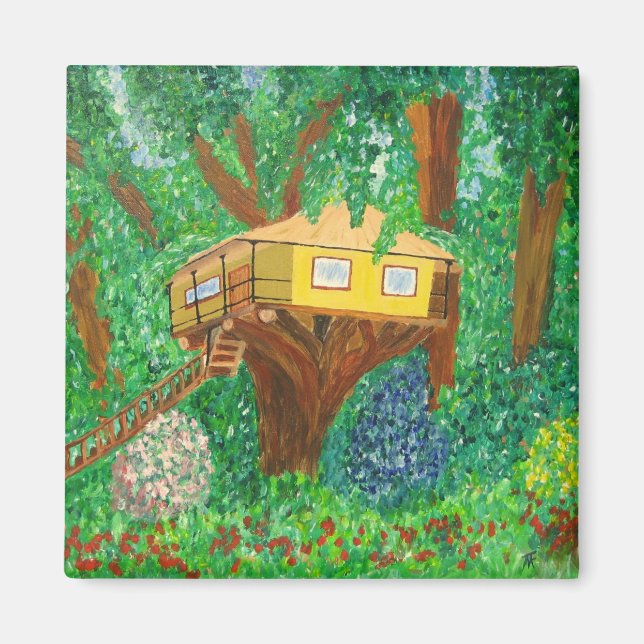 Tree House Magnet (Vorne)