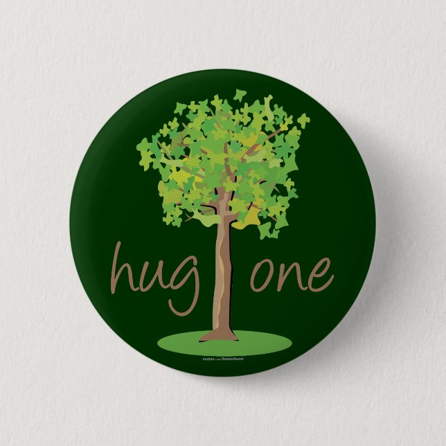 Tree Hugger Button (Vorderseite)