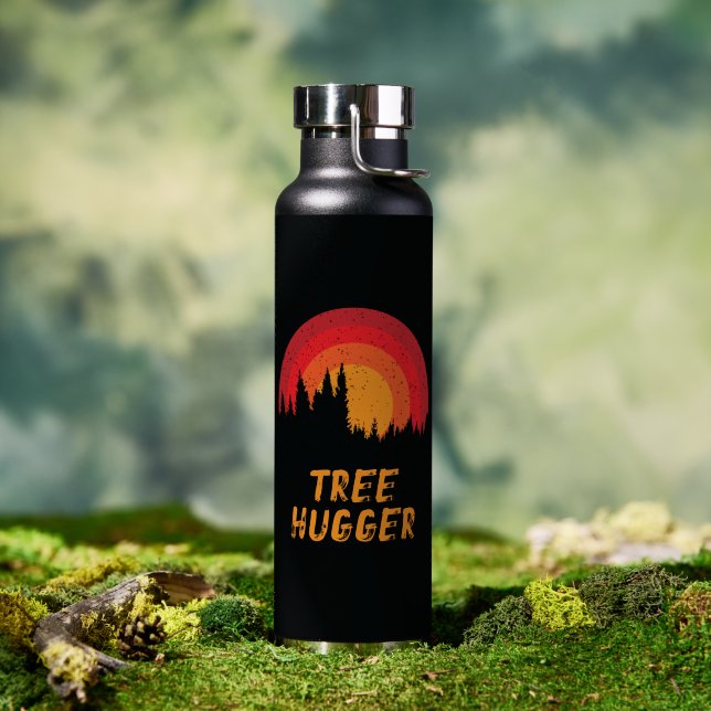 Tree Hugger Environmentalist Nature Lover Trinkflasche (Außenbereich (gedreht))