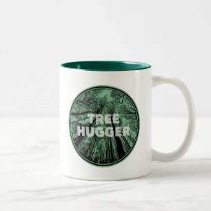 Tree Hugger Green Zweifarbige Tasse