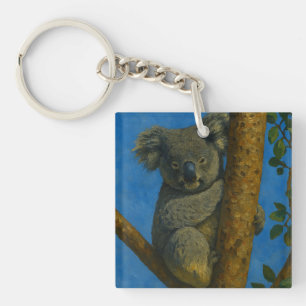 Tree Hugger - Koala in der Kanopie Schlüsselanhänger