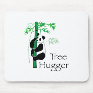 Tree Hugger Panda Mousepad