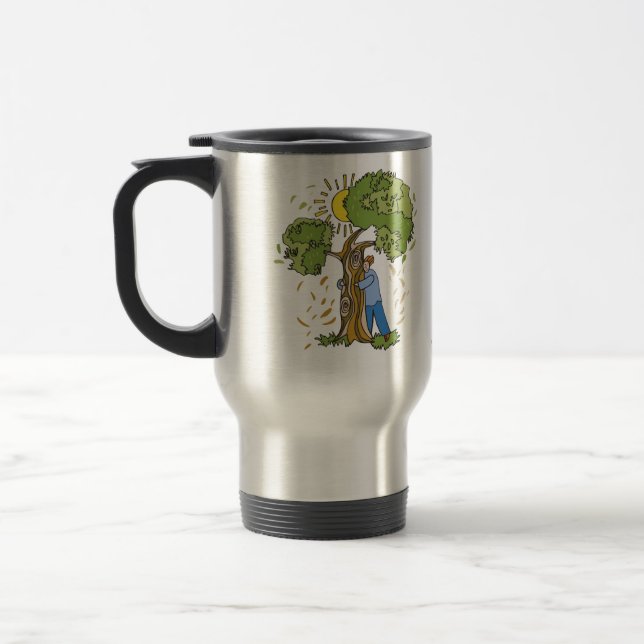 Tree Hugger Reisebecher (Links)