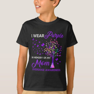 Tree I trage Lila Gedächtnis von Mama Überdosierun T-Shirt