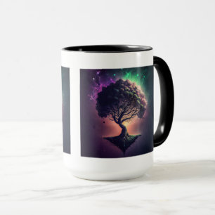 Tree in Space Combo Tasse, 15 oz Tasse