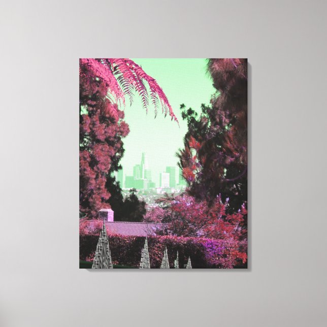 Tree Künstlerische Fotografie Retro Chic Californi Leinwanddruck (Vorderseite)