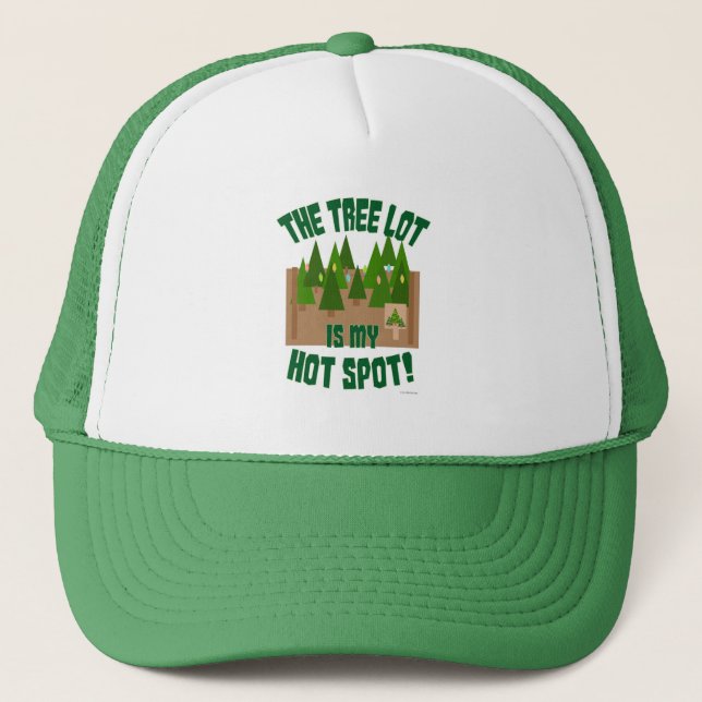 Tree Lot ist mein Hot-Spot-Cartoon Truckerkappe (Vorderseite)