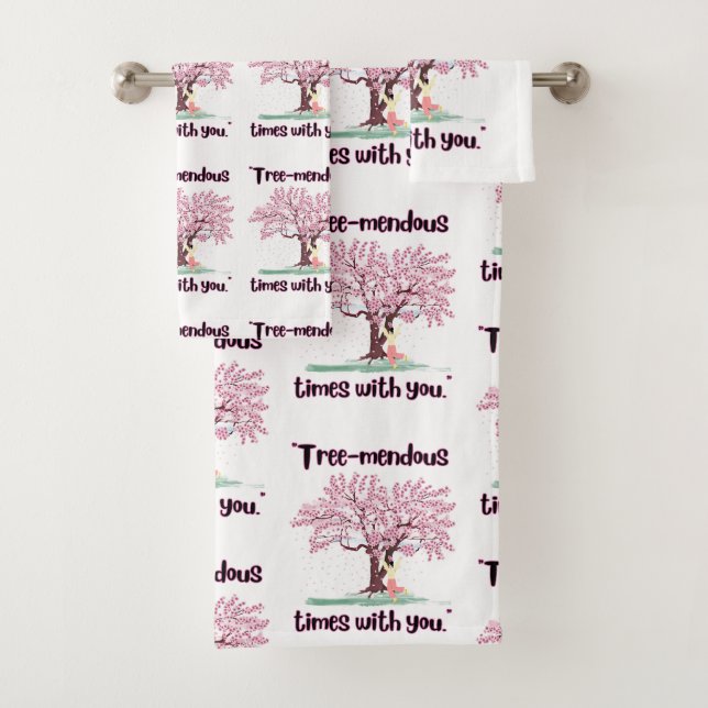 TREE MENDUS QUOTE BADHANDTUCH SET (Insitu)