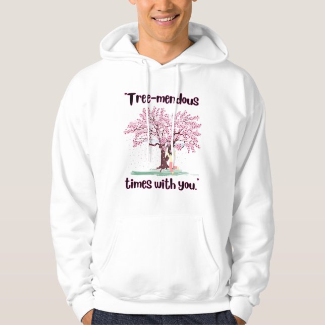 TREE MENDUS QUOTE HOODIE (Vorderseite)