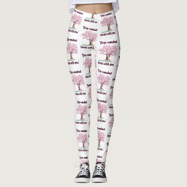 TREE MENDUS QUOTE LEGGINGS (Vorderseite)