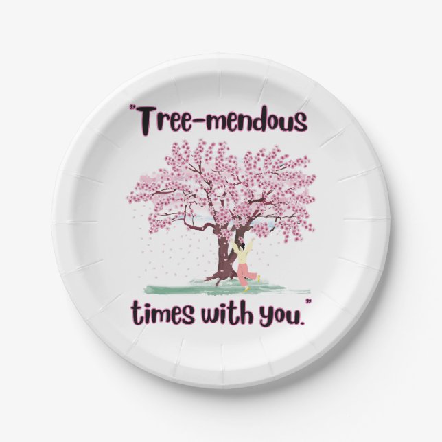 TREE MENDUS QUOTE PAPPTELLER (Vorderseite)