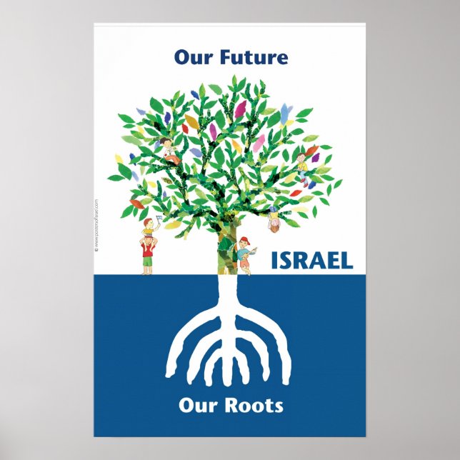 Tree Menorah Poster (Vorne)