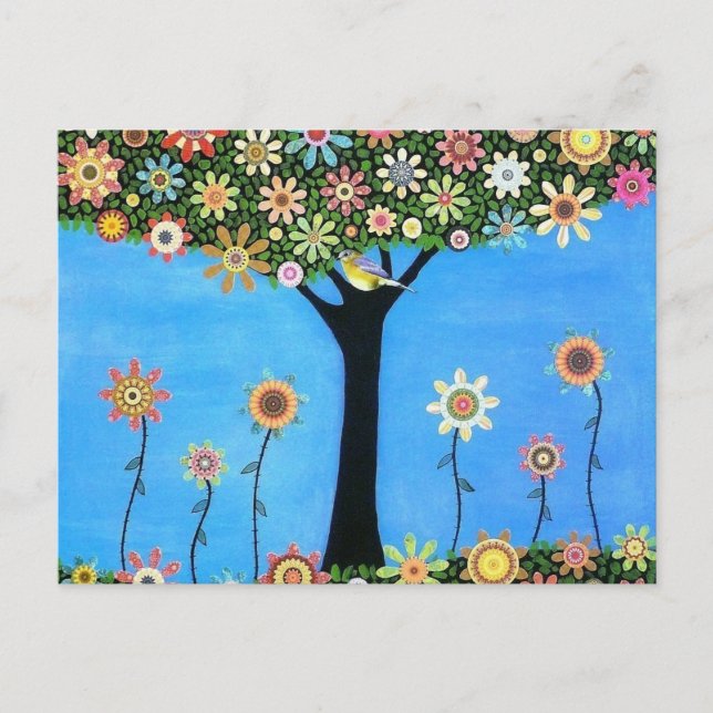 Tree of Beauty Post card Postkarte (Vorderseite)