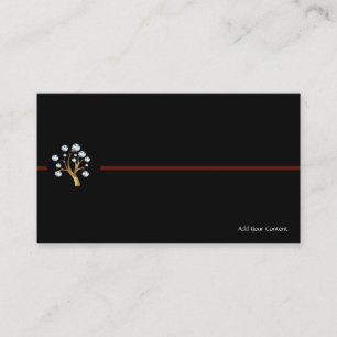 Tree of Diamonds Business Card Logo Visitenkarte