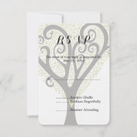 Tree of Hearts Wedding RSVP